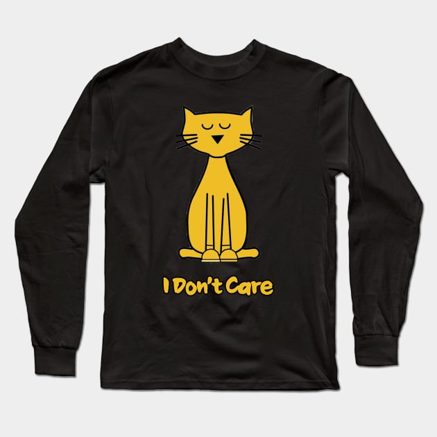 mood Dont Care Long Sleeve T-Shirt by aymano